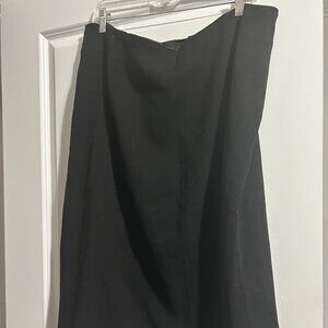 Ingrid Olson Black Skirt with Pleated Back - Size 16W